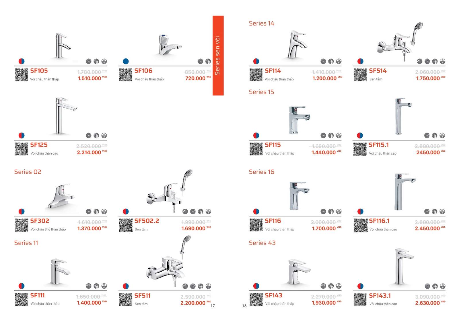 Bảng giá và Catalogue Thiết bị vệ sinh SANFI mới nhất 2024 /Page 